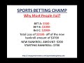 Sports Betting Champ ... Why Most People Fail