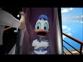 AquaDunk water slide animation for the Disney Magic cruise ship enhancement with Donald Duck