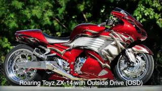 Roaring Toyz Custom Kawasaki ZX14 with Outside Drive (OSD)