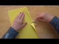 1 - How To Fold An Origami Airplane 03 - Falte Dir Ein Origami Papierflieger 03!