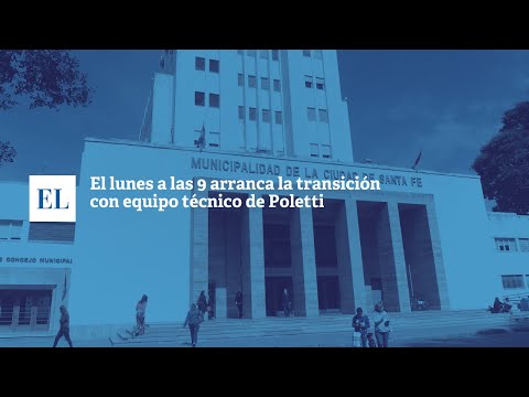 EL LUNES A LAS 9 ARRANCA LA TRANSICIÃ“N CON EQUIPOS TÃ‰CNICOS DE POLETTI