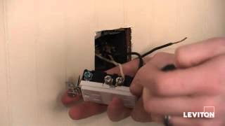 Leviton Presents: How to Wire a Device Using the External Back