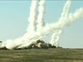 Iskander and SMERCH - Mobile Ballistic Missile Launch