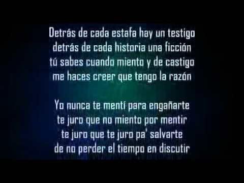 LA LETRA DE MENTIRAS la letra de mentiras: