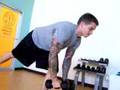 Bosu Bent-Over Lateral One-Leg DB Raise