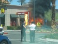 Truck EXPLOSION at McDonald's