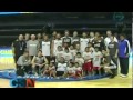 Niños triquis juegan partido de cascarita contra los Spurs de San Antonio