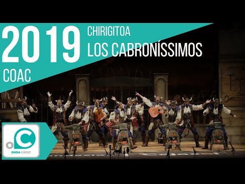 Sesión de Preliminares, la agrupación Los cabroníssimos actúa hoy en la modalidad de Chirigotas.