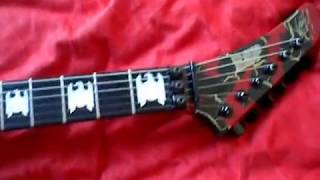 Esp KKV-380 Custom Crackle V Kerry King Slayer - Esp