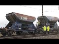 Goederentrein ontspoord in Borne