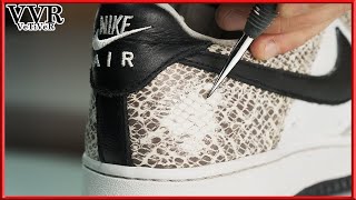 [ASMR] &#39;Clean &amp; Restore&#39; &#39;Nike&#39; &#39;Air Force 1&#39; &#39;snake Ver.&#39;  -4k