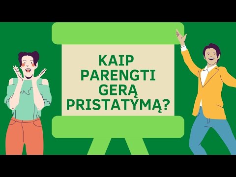 E. skautų TV. Kaip parengti gerą pristatymą?