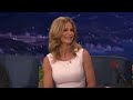 Kyra Sedgwick Reveals How Kevin Bacon Asked Her Out - CONAN on TBS
