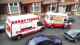 Guerra entre carrinhas de gelados