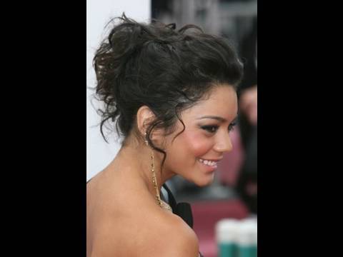 messy updos for medium length hair. Messy Updo inspired by Vanessa