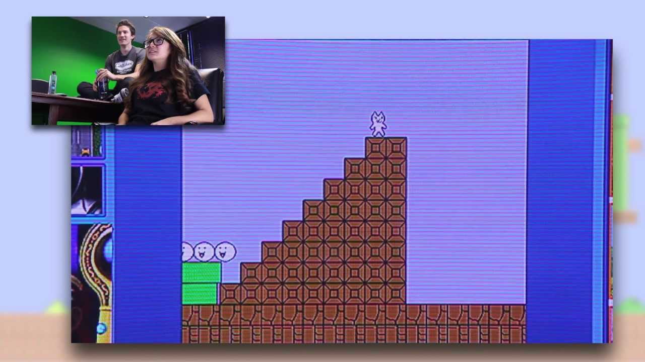 The Infuriating Cat Mario - Challenge Attack 1