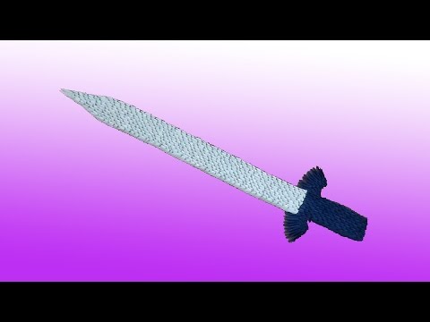 Как сделать оригами фото мечи