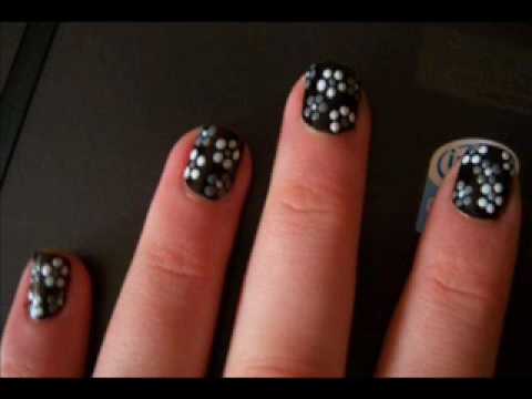 easy nail designs. Just a simple nail design with