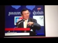 Mr. Kem Sokha on Live Debate