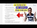 Automatic Numbering For Thesis Chapters, Sections And Subsections (Step-By-Step MS Word Guide)