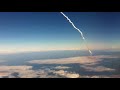 Space Shuttle Launch: Viewed From an Airplane