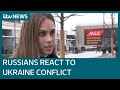 How has Putin presented the Ukraine invasion to Russians and how have they reacted? - ITV News 2022