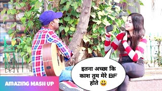 GF Naraaz Ho Gayi Hai Singing Ki Video Bana Do Prank On Delhi Girls | Siddharth Shankar