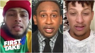 Stephen A. reacts to NFL stars teaming up for a powerful message to the league | First Take