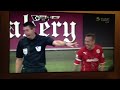 Craig Bellamy pours water over the referee