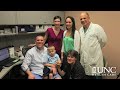 Grayson hears his father's voice for the first time