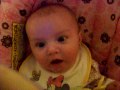 Adorable Baby Girl Gooing, Cooing –