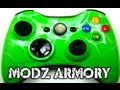 Custom Xbox 360 Controller - Green Marble | Modz Armory