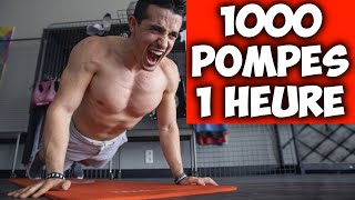 1000 POMPES EN 1 HEURE (challenge)