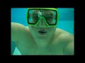 Hailey swimming under water camera view May 2011