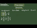 Suma, resta, multiplicación, división y simplificación de fraccionarios. Parte 1