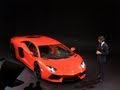 Lamborghini Aventador Volkswagen group night before Geneva Auto Show Debut