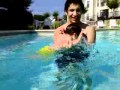 Big brother teaching Roman how to swim | oge