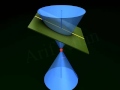 Conic Section 3D Animation  explain conic section one shot  hyperbola and parabola