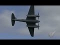 WW2 Mosquito fighter-bomber at low level