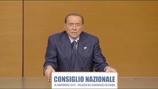 news et reportageSilvio Berlusconi ressuscite Forza Italia après le départ d'Alfano en replay vidéo