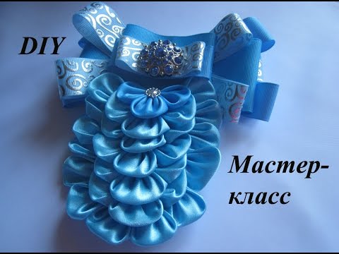 Галстук из атласных лент мастер класс Галстук из атласных лент мастер класс