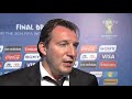 Belgium's Marc WILMOTS Final Draw reaction (French)