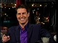 Tom Cruise gets hysterical on Letterman