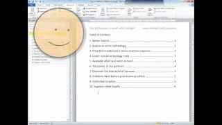 how to create table of contents in word 2016 youtube