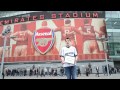 Arsenal fan wears Tottenham shirt outside Emirates to apologise to girlfriend