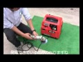 ラビットガス発電機RGi9・始動実演 - YouTube