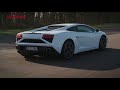 What happens to a Lamborghini Gallardo when you switch traction control off?