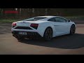 What happens to a Lamborghini Gallardo when you switch traction control off?