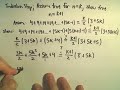 Proof by Induction - Example 1