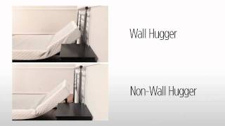 wall hugger adjustable base